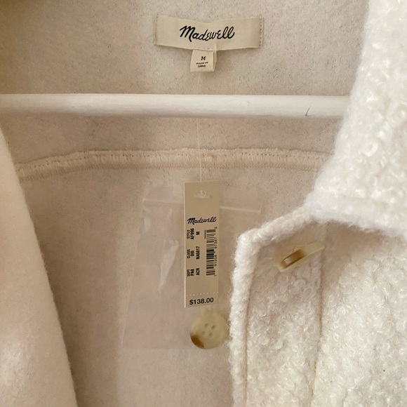 Madewell Boucle Bomber Jacket - Picture 2 of 8